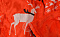 Sleepy: Плед с рукавами New Year Red Deers (красный)