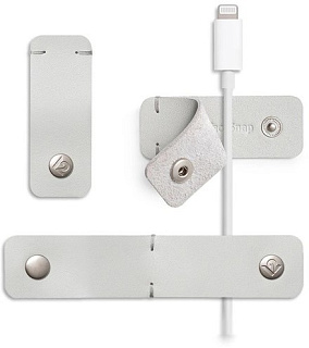 Набор кабельных органайзеров Twelve South SurfaceSnap.  В комплекте 3 шт. Цвет: серый