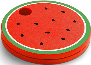 Умный брелок Chipolo CLASSIC Fruit "Арбуз" со сменной батарейкой (CH-M45S-RD-R_WMN), красный