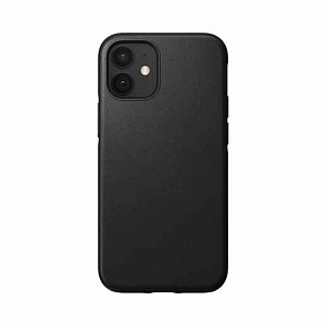 Чехол Nomad Rugged Case для iPhone 12 (5.4"). Материал верха: кожа натуральная. Цвет: черный