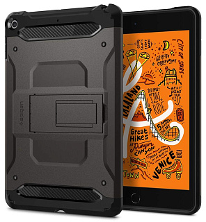 Чехол - накладка Spigen Tough Armor TECH, gunmetal - iPad mini 5 19