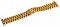 Ремешок COTEetCI W26 Steel Band for Apple Watch 38/40mm gold