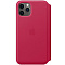 Apple iPhone 11 Pro Leather Folio - Raspberry,Кожанный чехол Folio для Iphone 11 Pro малиного цвета