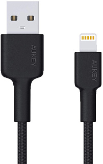 Кабель для iPod, iPhone, iPad Aukey CB-AL05 USB-A to Lightning 2m (Black)