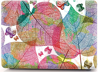 Чехол накладка пластиковая i-Blason для Macbook Air 13 new (2018) A1932 Beautiful heart shapet leaf