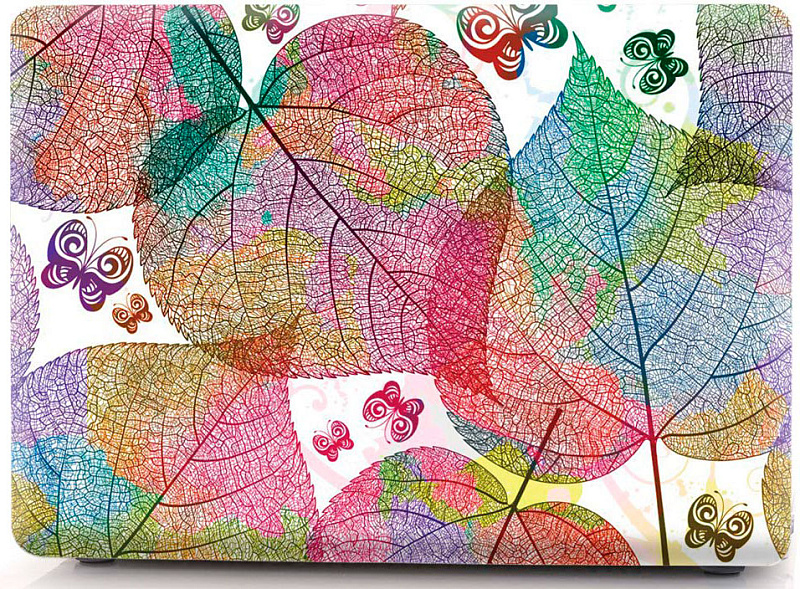 фото Чехол накладка пластиковая i-Blason для Macbook Air 13 new (2018) A1932 Beautiful heart shapet leaf