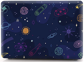Чехол накладка пластиковая i-Blason для Macbook Air 13 Cartoon space