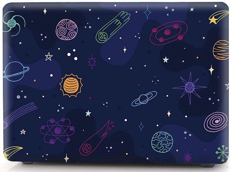 фото Чехол накладка пластиковая i-Blason для Macbook Air 13 Cartoon space