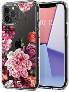 Чехол Spigen Cecile (ACS01727) для iPhone 12/iPhone 12 Pro (Rose Floral)