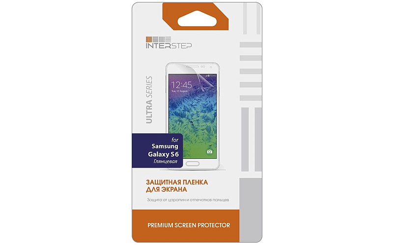 фото Защитная Пленка Interstep Серии Ultra Для Samsung Galaxy S6 (Ультрапрозрачная)