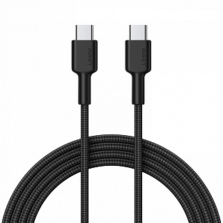 Кабель AUKEY CB-CD19 Type-C to Type-C USB2.0，L-2m Black