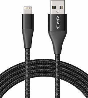 Кабель Anker Powerline+ II with lightning connector 3 м, no pouch