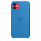 Apple iPhone 11 Silicone Case - Vitamin C, Силиконовый чехол для iPhone 11 цвета синий лен