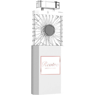 Портативный мини-вентилятор SwitchEasy Revive- scent mini fan. Три скорости, емкость аккумулятора 1200мАч. Порт micro-USB. Цвет белый