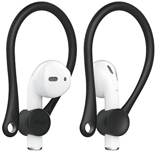 Крепление Elago EARHOOK для наушников Airpods, Black