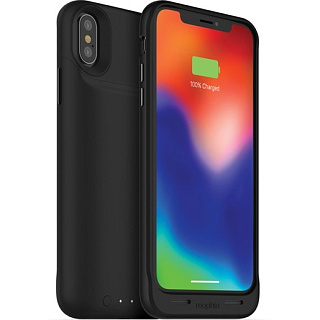 Чехол Mophie Juice Pack Air со встроенным аккумулятором для iPhone X, черный
