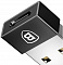 Переходник Baseus Exquisite USB Male to Type-C Female Adapter Converter CATJQ-A01 (Black)
