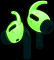 Держатели Elago Earbuds Hook (EAPP-BUDSHK-NYE) для AirPods Pro (Neon Yellow)