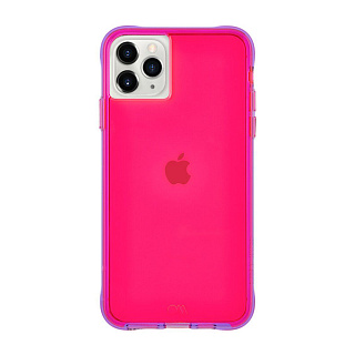 Чехол Case-Mate Tough NEON для iPhone 11 Pro. Цвет розовый/фиолетовый