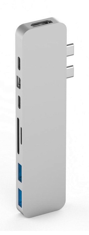 фото USB-концентратор HyperDrive PRO 8-in-2 GN28D для MacBook Pro 2016/2017 (Silver)