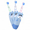 Revyline. Детская электрическая звуковая зубная щетка RL025, цвет голубой