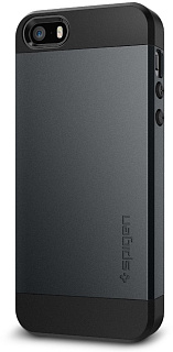 Чехол Spigen для iPhone 5/5s/SE Slim Armor 041CS20174. Metal Slate