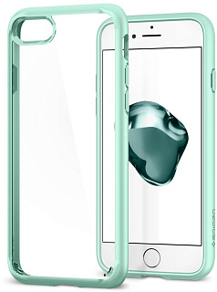 Чехол Spigen для iPhone 7 Ultra Hybrid 2 , мятный (042CS20925)
