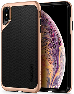 Чехол Spigen Neo Hybrid, gold - iPhone XS Max