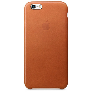 Чехол кожаный для Apple iPhone 6s Saddle Brown 