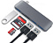 USB-концентратор Satechi Aluminum Combo (ST-TCUHM) USB Type C (Space Gray)