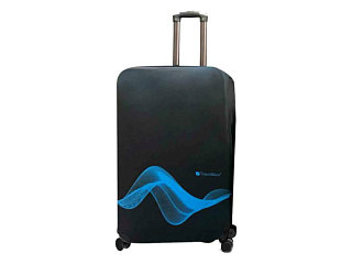 Чехол для чемодана размер L Travel Blue Luggage Cover L (596), цвет черный