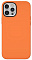 Чехол-накладка SwitchEasy MagSkin для iPhone 12 & 12 Pro (6.1&quot;). Совместим с Apple MagSafe. Материал: силикон. Цвет: оранжевый