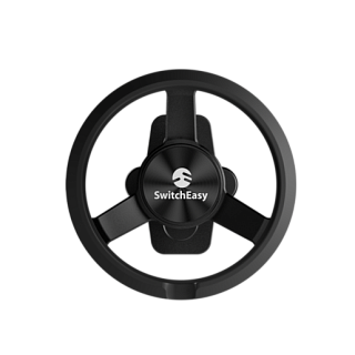 Держатель SwitchEasy MagMount для iPhone 12. Поддерживает систему Apple MagSafe. Цвет: черный