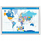Smart gift: Скретч-карта мира &quot;Премиум&quot; (Синяя) А2
