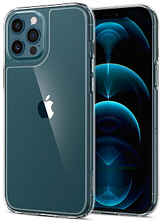 Чехол Spigen Quartz Hybrid (ACS01621) для iPhone 12 Pro Max (Clear)