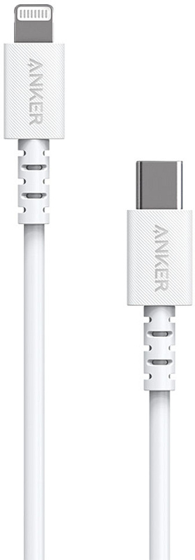 фото Кабель Anker Powerline Select (A8613G21) USB-C/Lightning 1.8m (White)