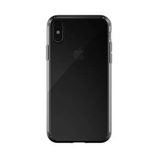 Чехол-накладка Just Mobile TENC для iPhone XS/X. Материал пластик. Цвет: прозрачный черный