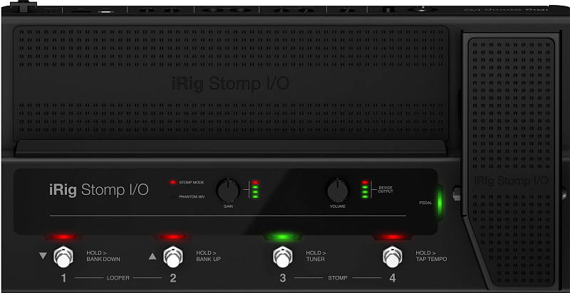 фото Hi-End интерфейс IK Multimedia iRig Stomp I/O (Black)