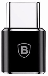 Переходник Baseus MicroUSB/USB-C Adapter CAMOTG-01 (Black)
