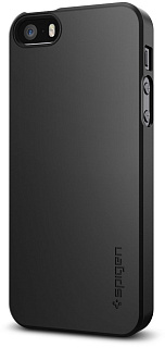 Чехол Spigen для iPhone 5/5s/SE Thin Fit 041CS20168. Black