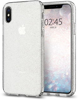 Чехол Spigen Liquid Crystal Glit, crystal -iPhone XS Max