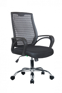 Кресло офисное Riva Chair 8081E чёрная сетка