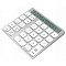 Цифровой блок Numpad клавиатуры XtremeMac Bluetooth Numpad Calculator.