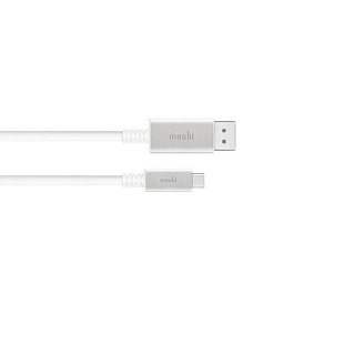 Кабель Moshi USB-C to DisplayPort. Цвет белый. Длина 1,5 м.
Moshi USB-C to DisplayPort Cable