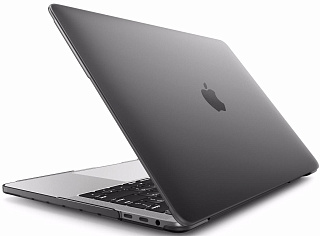 Чехол накладка пластиковая i-Blason для Macbook Pro15 A1707 черная глянцевая