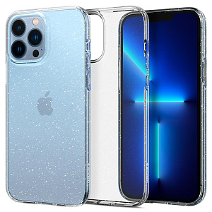 Чехол Spigen Liquid Crystal Glitter (ACS03198) для iPhone 13 Pro Max (Crystal Quartz)