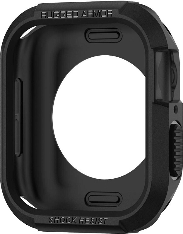 фото Чехол Spigen Rugged Armor, black - Apple Watch 4 44mm