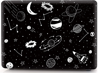Чехол накладка пластиковая i-Blason для Macbook Pro15 A1707 Hand drave space