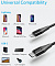 Кабель для iPod, iPhone, iPad Anker PowerLine+ II (A8652H11) Lightning/USB-C 0.9m (Black)