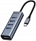 Переходник Baseus Enjoy series Type-C to USB3.0*4+HDMI HD intelligent HUB adapter Grey